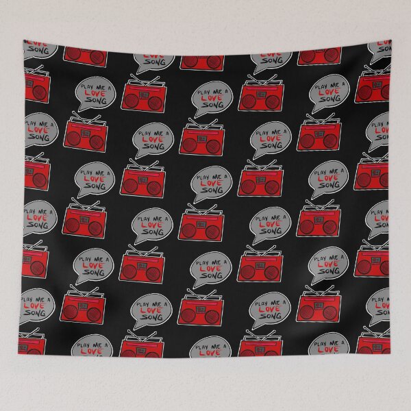 Item preview, Play Me A Love Song - Red Boombox designed and sold by that5280lady.