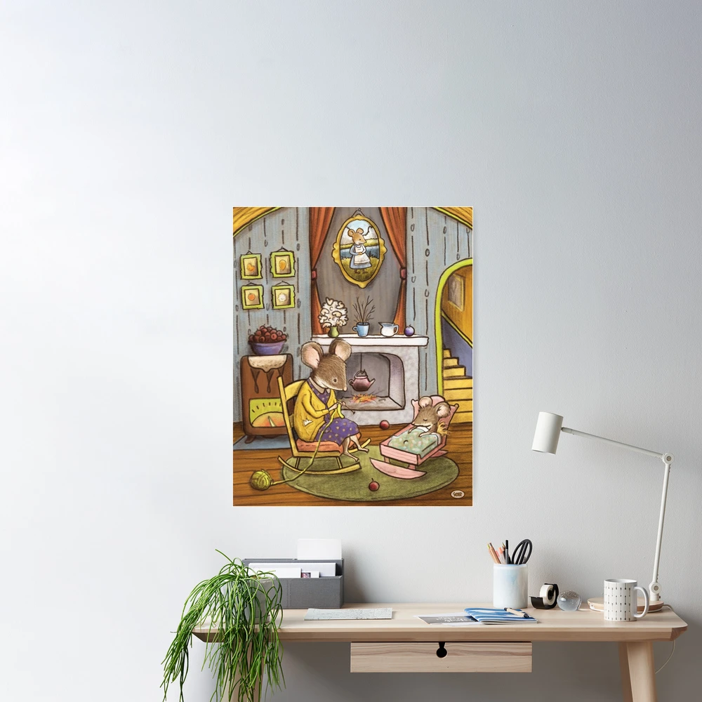 Canvas Painting, Vintage Rat King Poster, Cute Mouse Art Poster, Ideal Gift  For Living Room, Kitchen, Decor Wall Art Wall Decor, Home Decor, Wall Art,  Room Decor, Room Decoration, No Frame 