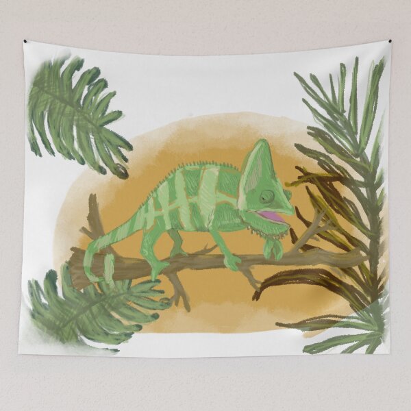 Item preview, veiled chameleon friend designed and sold by dcharron223.