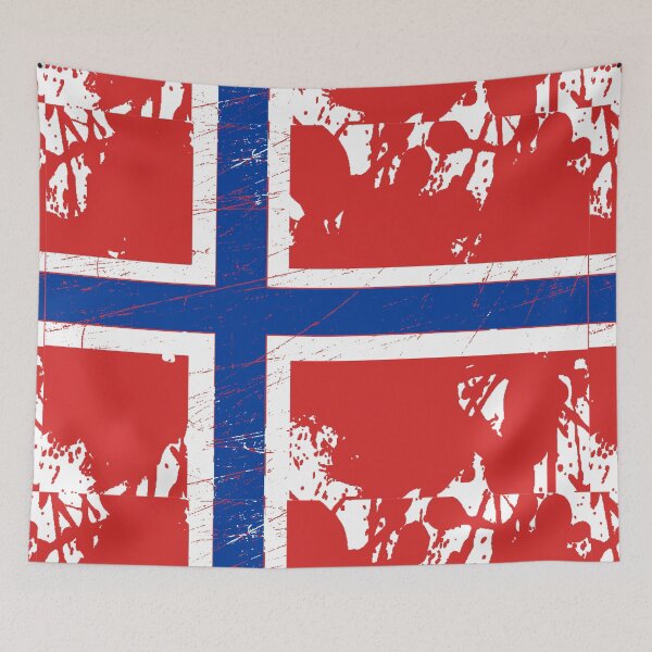 Item preview, Norway Flag - syttende mai - Gratulerer med dagen designed and sold by ittybittyowl.