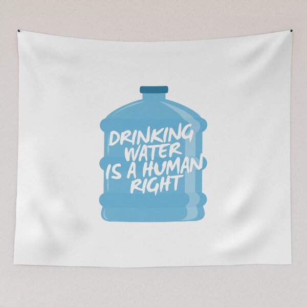 Item preview, Water Is A Human Right designed and sold by The Cosmic Turtle.