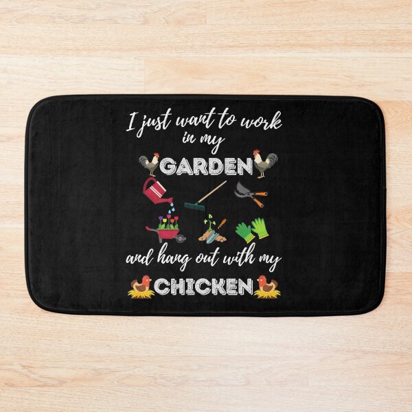 Item preview, I Just Want To Work In My Garden And Hangout With My Chikens designed and sold by MoMasry.