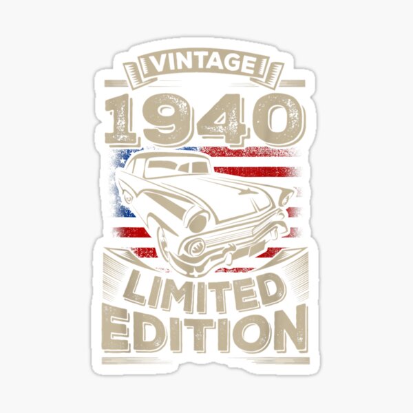 Artikel-Vorschau von Jahrgang 1940 80. 80 Jahre altes Geburtstagsgeschenk für Papa Opa, designt und verkauft von XuXue.