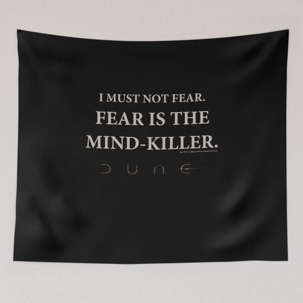 Item preview, Dune Movie Fear Is The Mind Killer I Must Not Fear designed and sold by Emerg-Apparel.