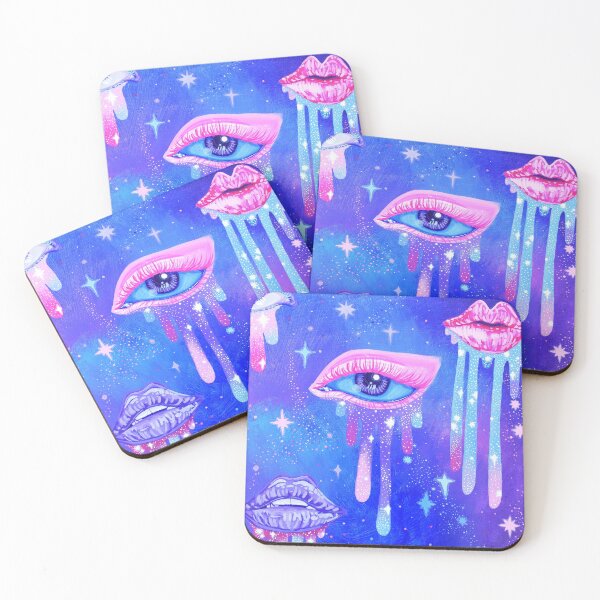 Item preview, Drippy Eyes and Lips with Stars designed and sold by superbloomkir.