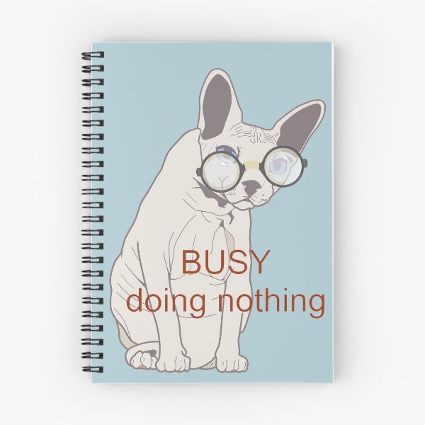 Item preview, Busy Doing Nothing Sphynx Cat designed and sold by ViewerEqualsPhoton.
