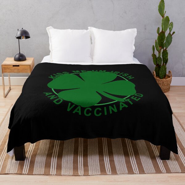 Item preview, Kiss Me I'm Irish and Vaccinated designed and sold by TKsTees.