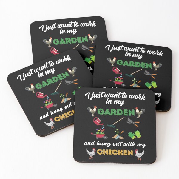 Item preview, I Just Want To Work In My Garden And Hangout With My Chikens designed and sold by MoMasry.