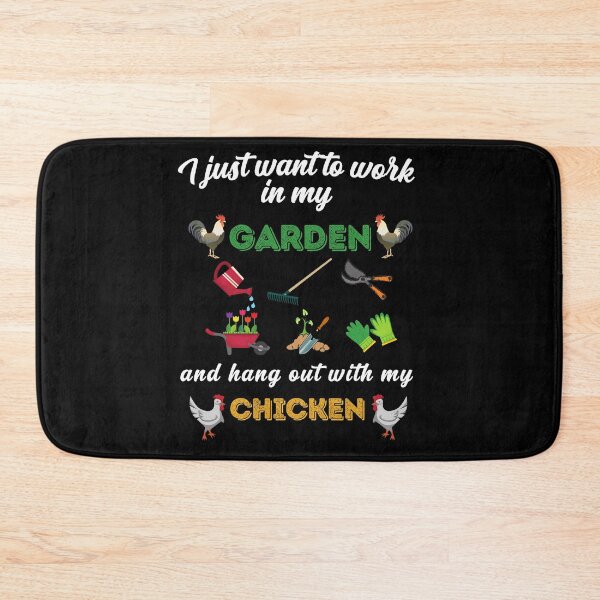 Item preview, I Just Want To Work In My Garden And Hangout With My Chikens designed and sold by MoMasry.