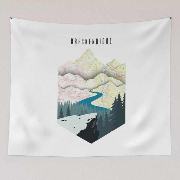 Item preview, Breckenridge Colorado 1970 Topo Map Color designed and sold by WBC ..