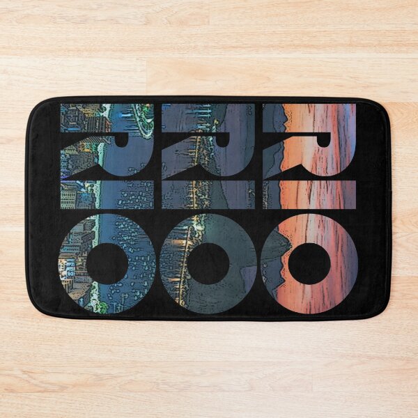 Item preview, Rio de Janeiro, Brasil/Brazil RIO Night Cityscape Repeating Pattern designed and sold by CrabbyLobster.