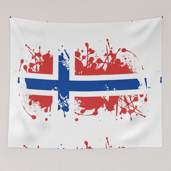 Item preview, Norway Flag - syttende mai - Gratulerer med dagen designed and sold by ittybittyowl.