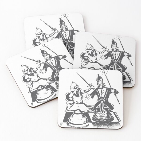 Item preview, Chess pieces fighting! designed and sold by teez4dayz.