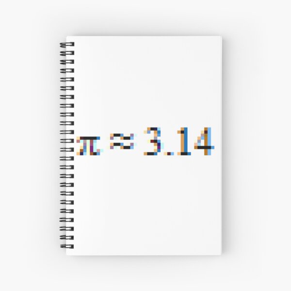 Pi = 3.14; Π, π Spiral Notebook
