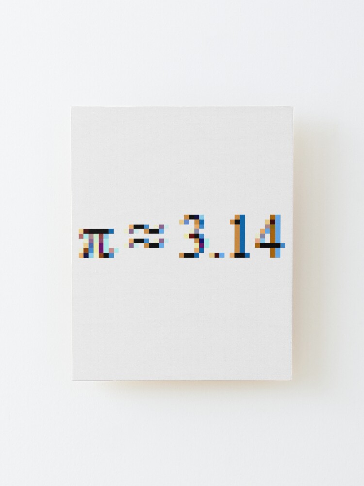 Alternate view of Pi = 3.14; Π, π Mounted Print