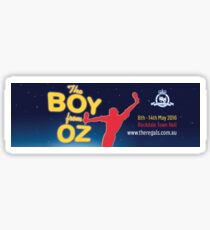 Regals - THE BOY FROM OZ - Banner Sticker