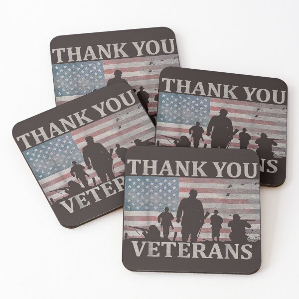Item preview, American flag thank you veterans military appreciation designed and sold by linhkaphung.