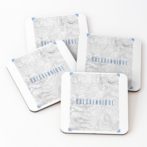 Item preview, Breckenridge Colorado 1970 Topo Map BW+Color designed and sold by WBC ..
