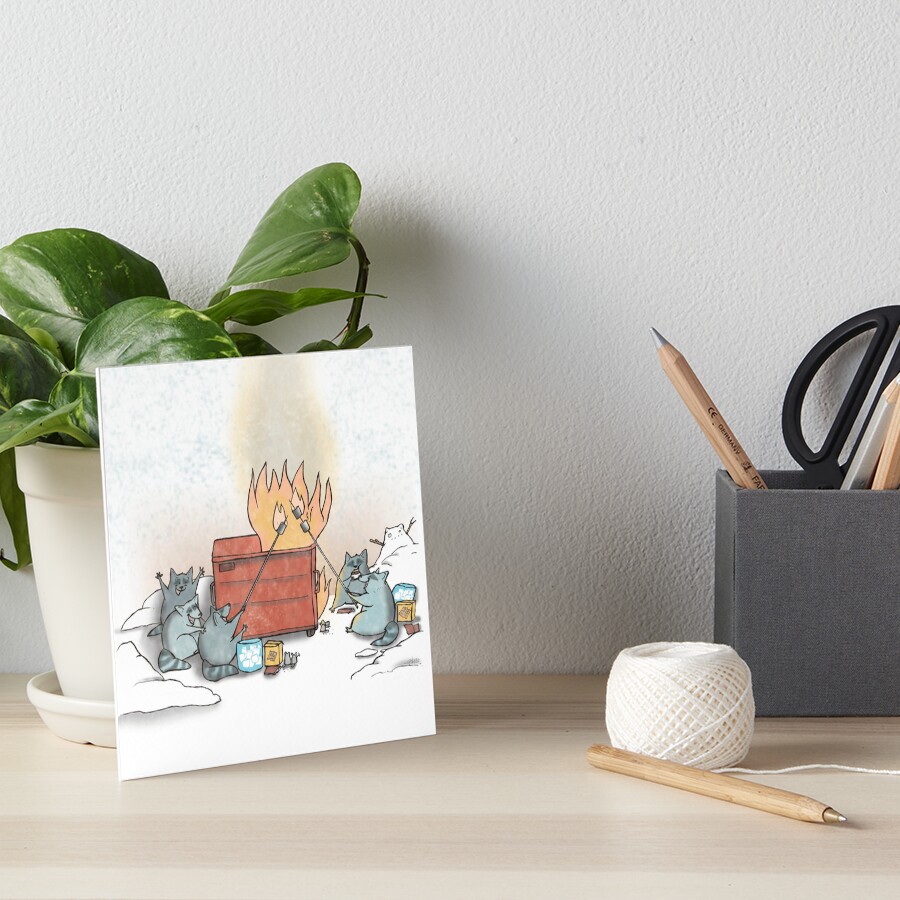 Item preview, Art Board Print designed and sold by carrierbudge.