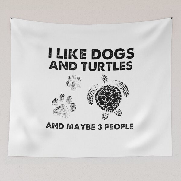 Item preview, I like dogs and turtle and maybe 3 people designed and sold by boyerhayes.