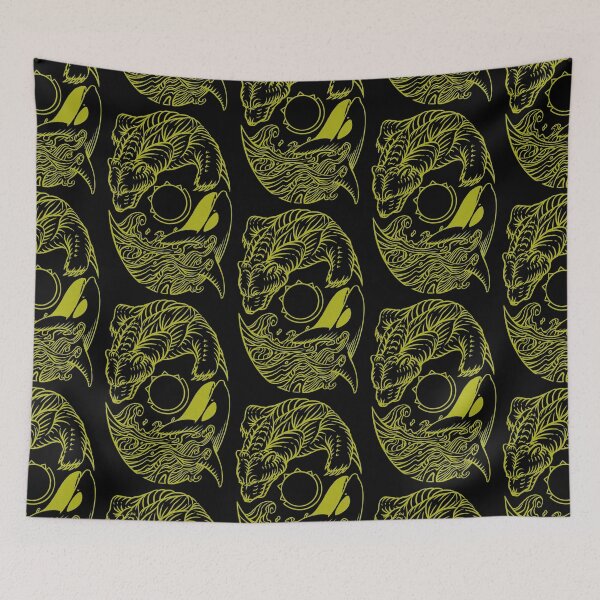 Item preview, Yin Yang Green Orca and Bear designed and sold by Vancity Printees.