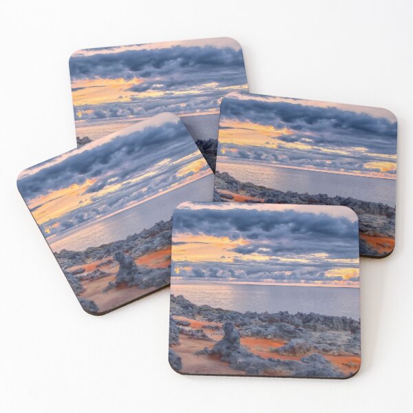 Item preview, Colorful see sun set view designed and sold by artmangos.
