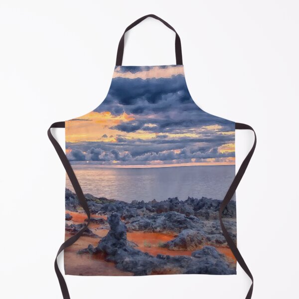 Item preview, Colorful see sun set view designed and sold by artmangos.