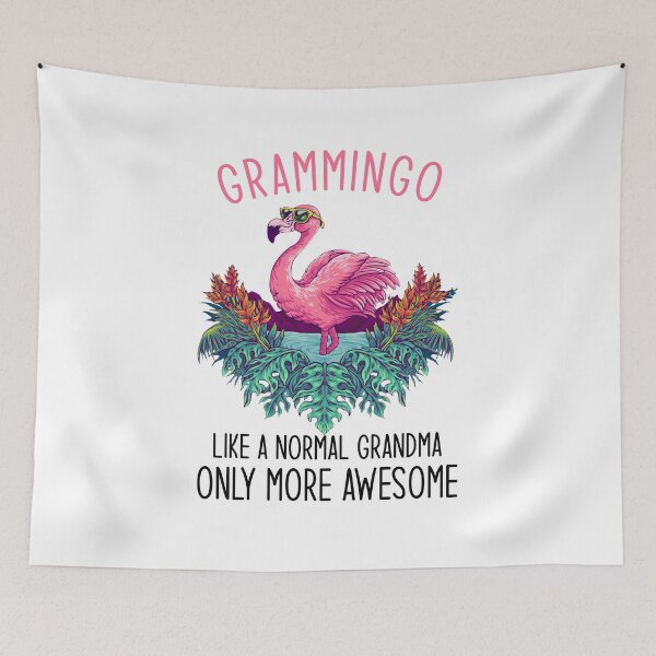 Item preview, Grammingo Like A Grandma Only Awesome Flamingo designed and sold by DanielleNicolet.