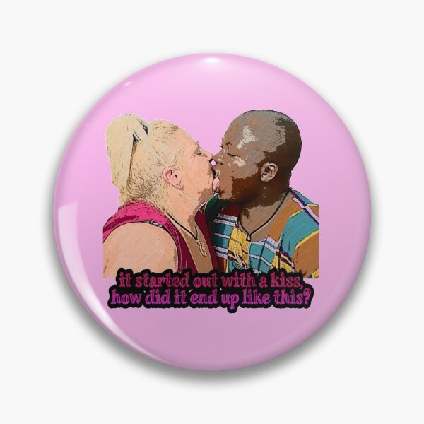 Item preview, Angela & Michael Kissing 90 Day Fiance designed and sold by 90daydumpster.