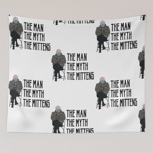 Item preview, Bernie Sanders The Man The Myth The Mittens Funny designed and sold by Paigeerbert.