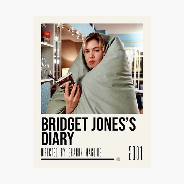 Item preview, Bridget Jones's Diary Movie Poster designed and sold by Cambrey Watson.
