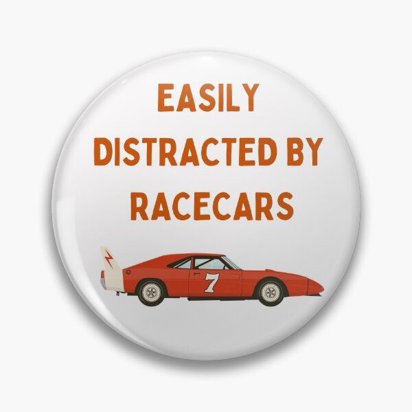 Item preview,  Easily Distracted by Racecars designed and sold by NikNanjappa.