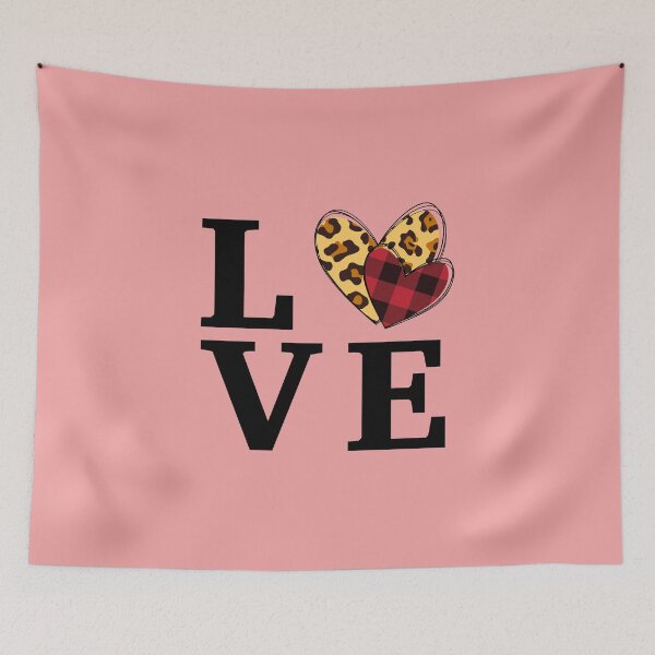 Item preview, Buffalo Plaid Love Heart Galentine's day designed and sold by taby2you.