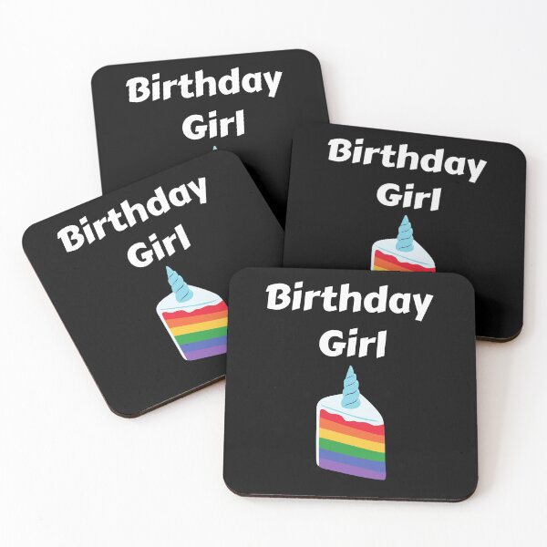 Item preview, Birthday Girl Rainbow Unicorn Cake designed and sold by JRice66.