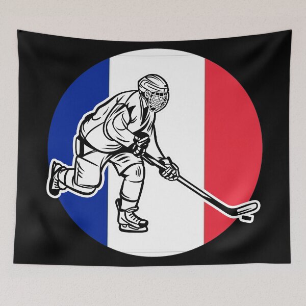 Item preview, Hockey player flag France designed and sold by Astralia.
