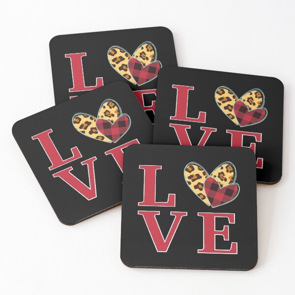 Item preview, Buffalo Plaid Love Heart Galentine's day II designed and sold by taby2you.