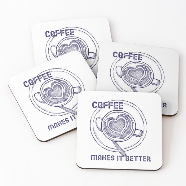 Item preview, coffee makes it all better designed and sold by LidaRayArt.