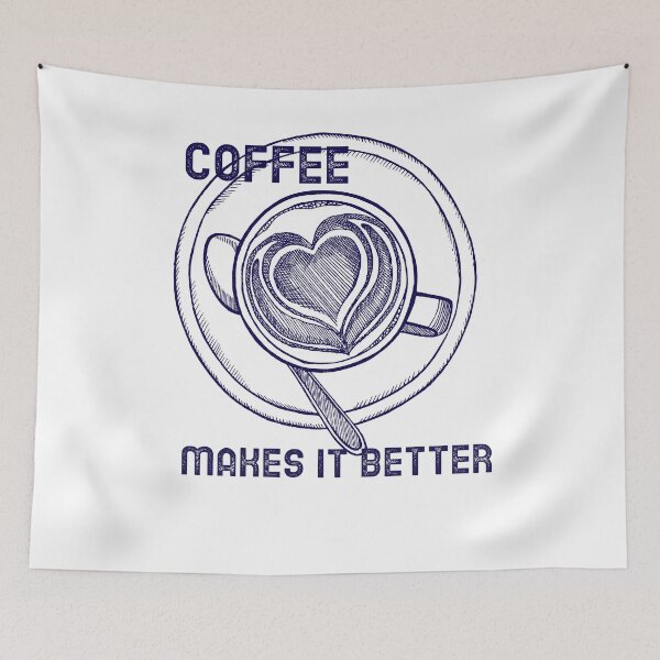 Item preview, coffee makes it all better designed and sold by LidaRayArt.