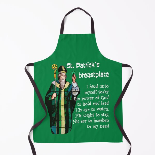 Item preview, St. Patrick's breastplate prayer and Image for green and dark backgrounds designed and sold by Brasilia.