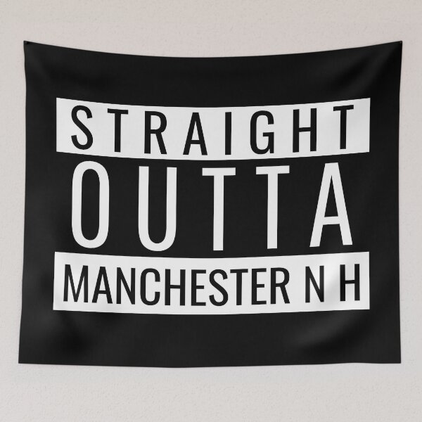 Item preview, Straight Outta Manchester NH designed and sold by Teelogic.