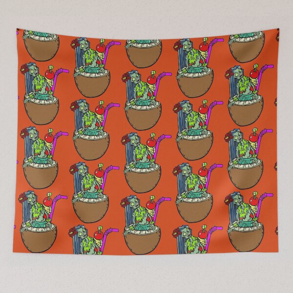 Item preview, Zombie Hula Girl Tiki Party designed and sold by sandpiperstudio.