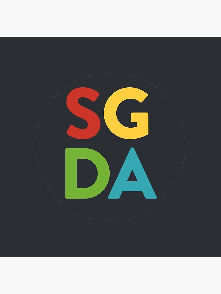 Thumbnail 3 of 3, Pin, SGDA Circle Logo designed and sold by sgda.
