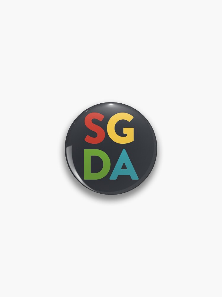 Thumbnail 1 of 3, Pin, SGDA Circle Logo designed and sold by sgda.