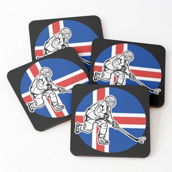 Item preview, Hockey player flag Iceland designed and sold by Astralia.