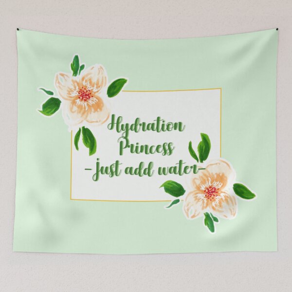 Item preview, Hydration princess h2o just add water hydro sticker 1 designed and sold by DoodlesFlowers.