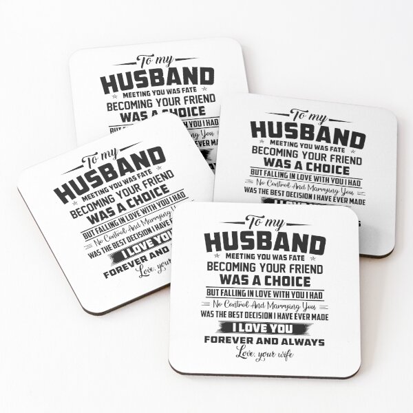Item preview, To My Husband Meeting You Was Fate Funny Gift for Husband designed and sold by hasanmasud.