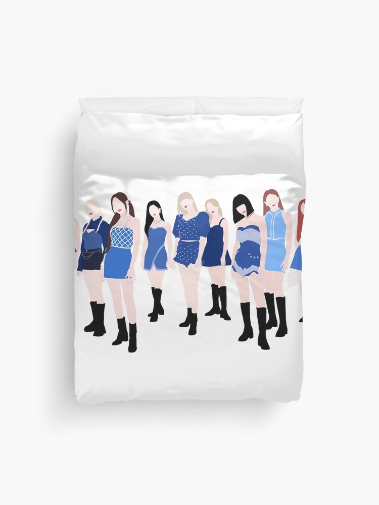 Twice I Can T Stop Me Denim Icon Duvet Cover By Pipcreates Redbubble