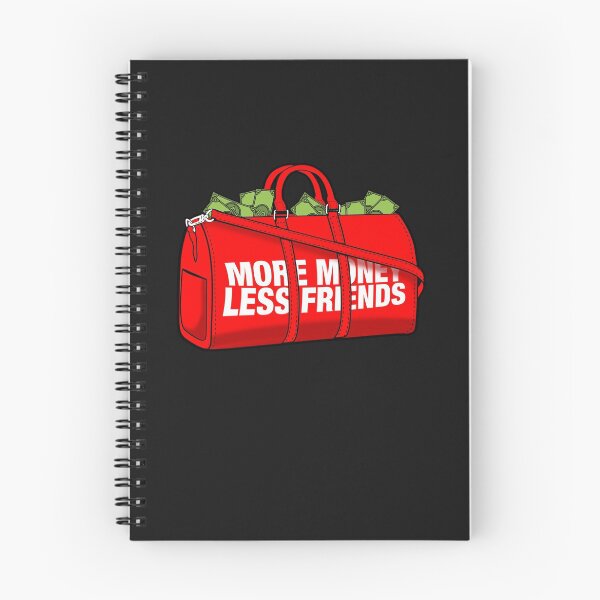 Item preview, more money less friends bag full of cash designed and sold by LeoZitro.