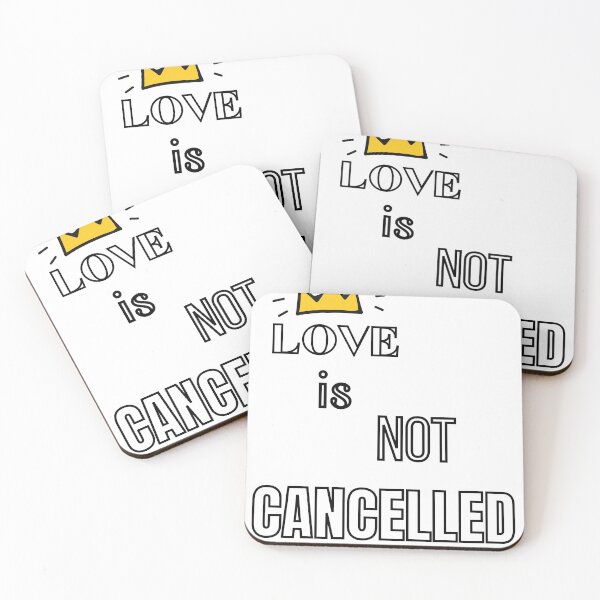 Item preview, Love is not Cancelled - funny valentine designed and sold by Jhaustria.