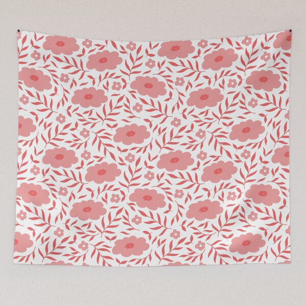 Item preview, Peach Floral Pattern designed and sold by PrettySimple Graphic Design.